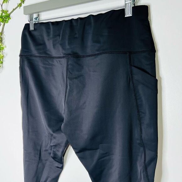 Joyshaper Black High Waisted Rise Capri Active Pants Side Phone Pockets Sz 2XL - Picture 8 of 8